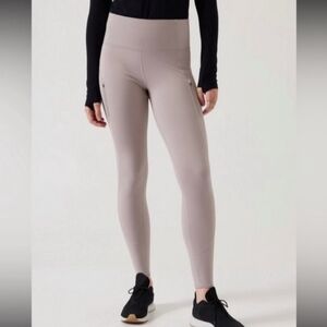 Athleta XL Cold Weather Rainer Tight Legging In Tinsel Purple
